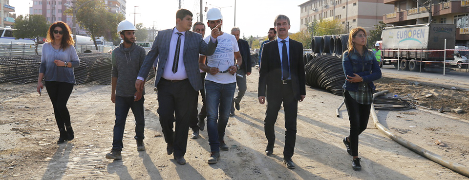 Kavşak çalışmaları Sürüyor