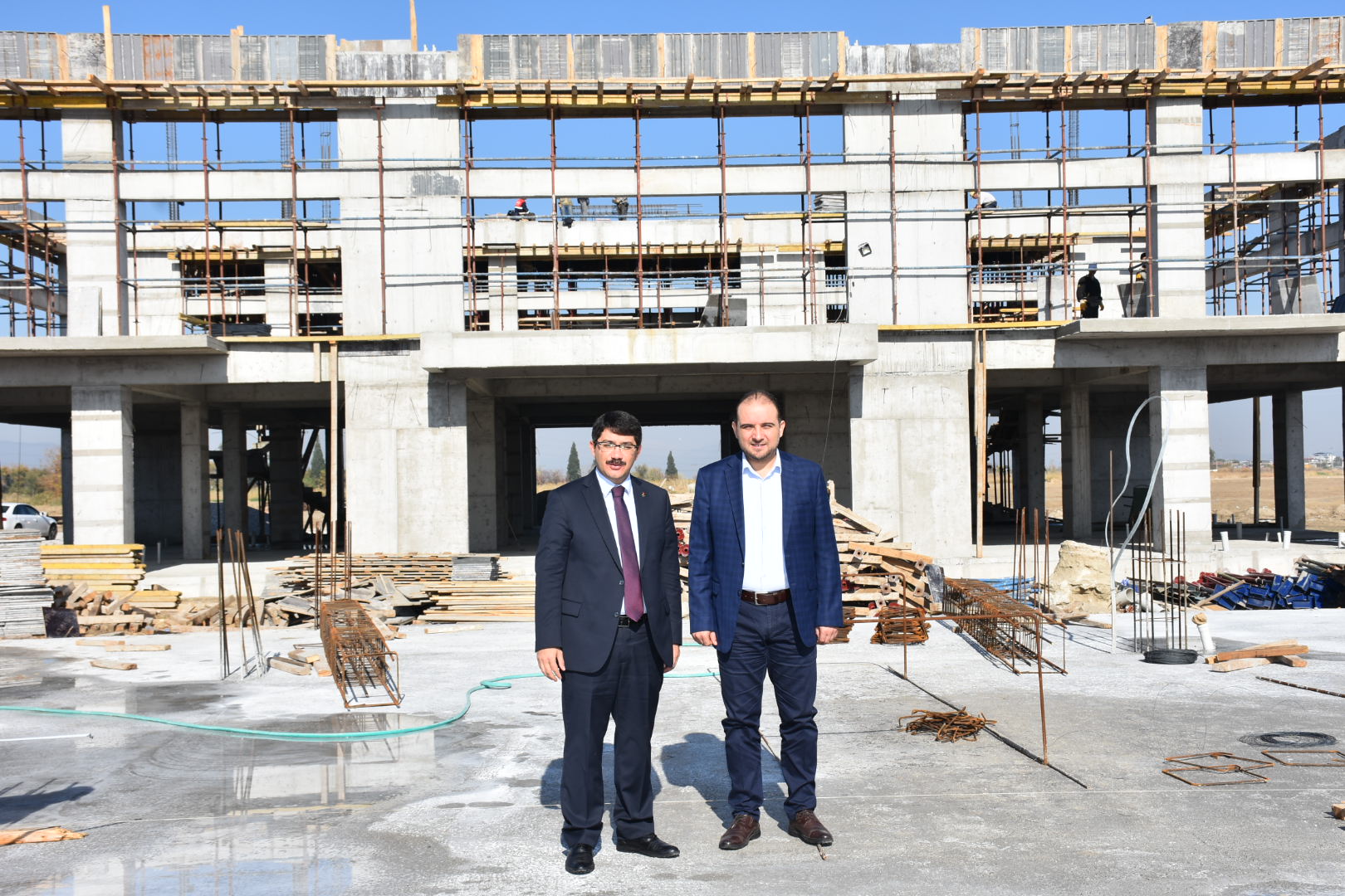 Baybatur Ve çelik Tesislerin İnşaatını İnceledi