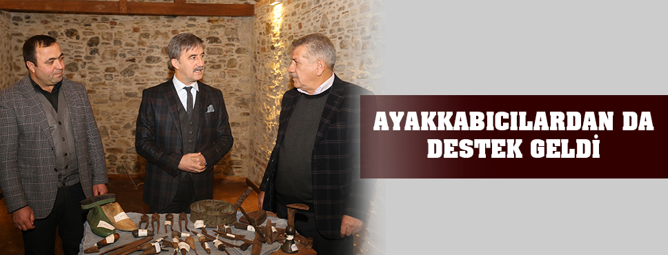Ayakkabıcılardan Da Destek Geldi