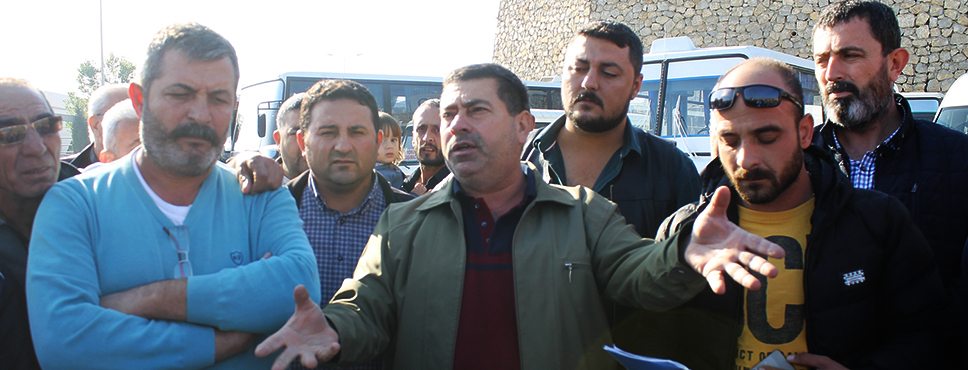 Servis şoförlerinin Eyleminde Kavga çıktı