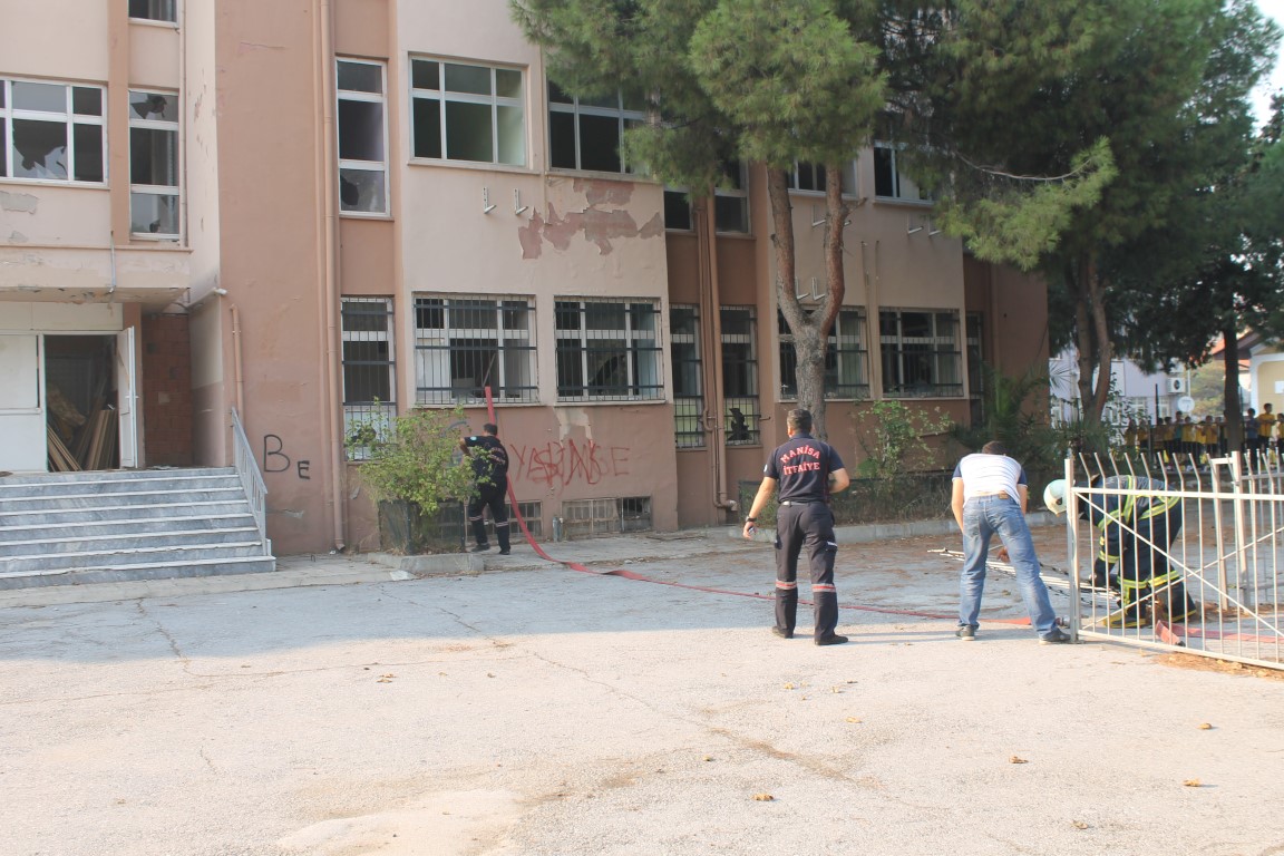 Eski Ssk Hastanesinde Yangın