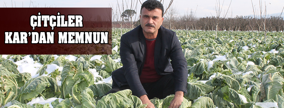 çiftçiler Kar'dan Memnun