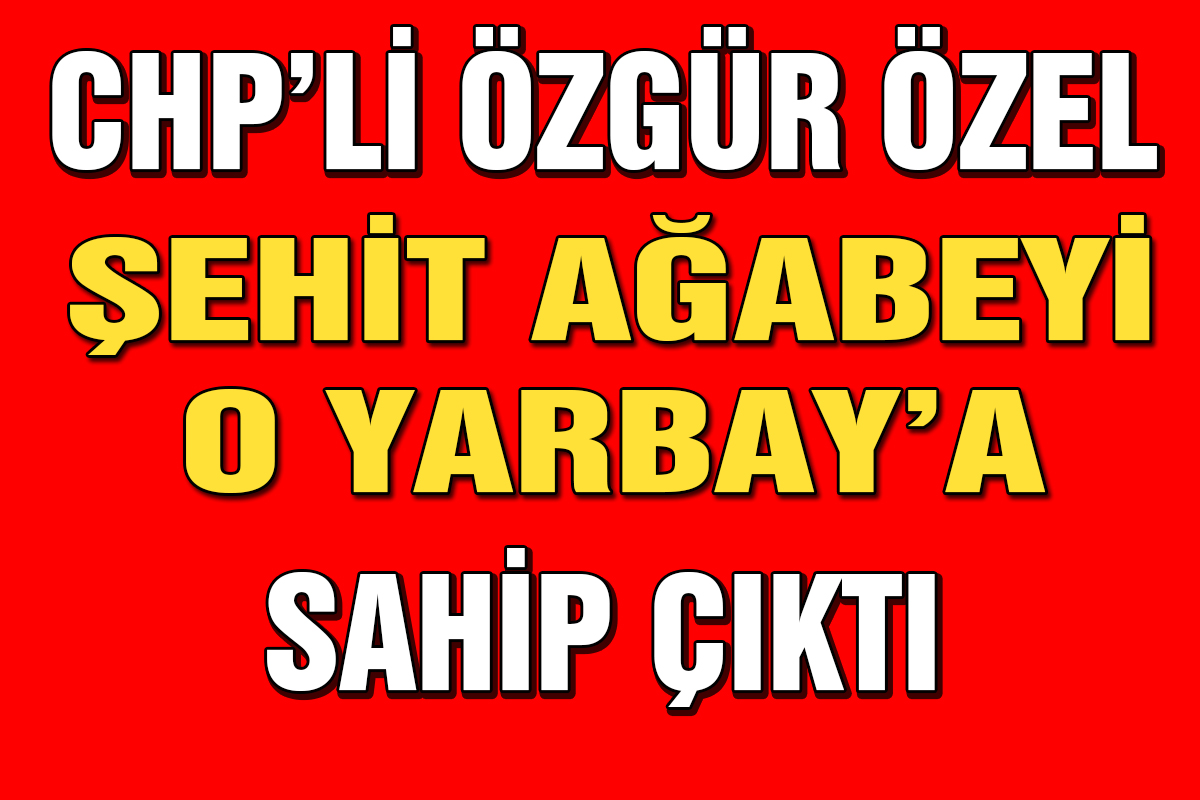 Chp'li özel Gündemi Değerlendirdi