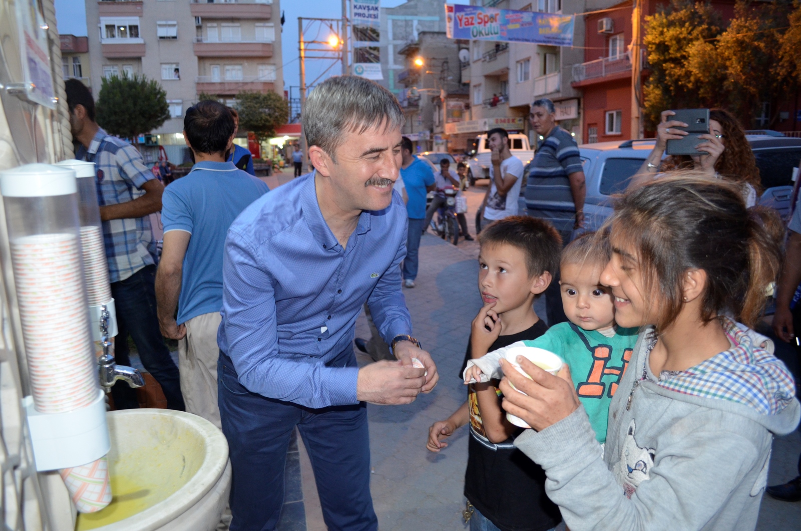 İkram çeşmesine Yoğun İlgi