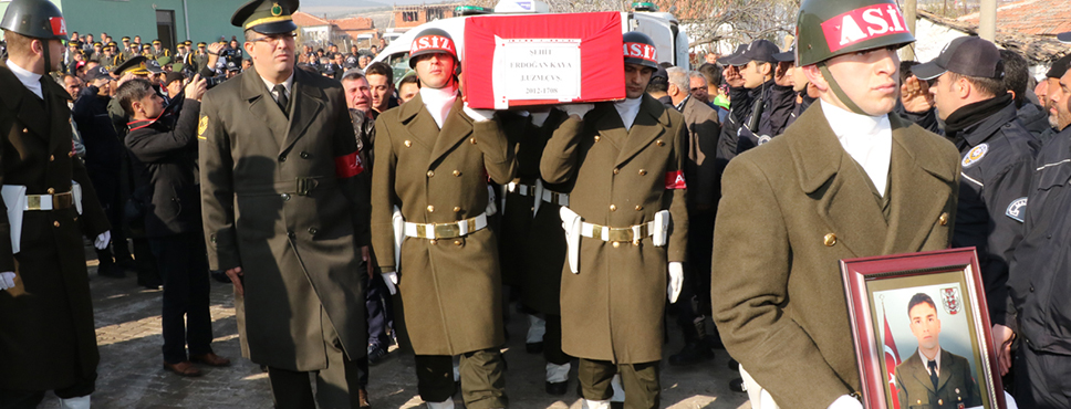 şehit Kaya Dualarla Uğurlandı