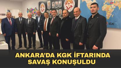 Ankara’da KGK iftarında savaş konuşuldu