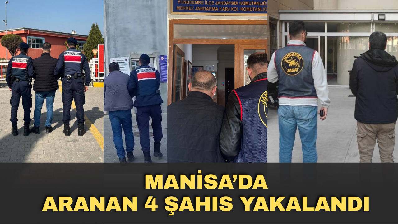 Manisa’da Aranan 4 Şahıs Yakalandı