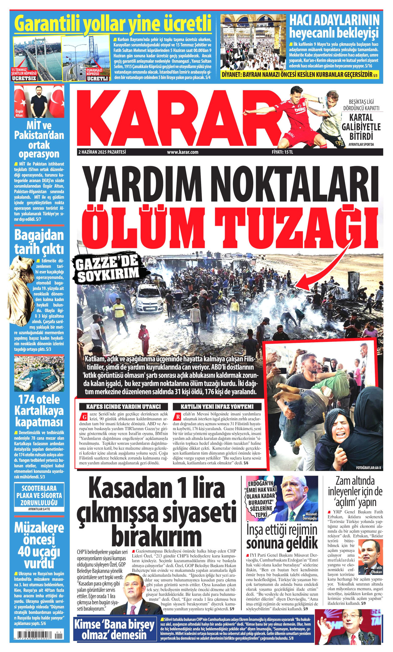 KARAR Gazete Manşeti