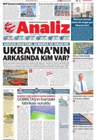 Analiz Gazetesi Gazete Manşeti
