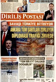 Diriliş Postası Gazetesi Gazete Manşeti