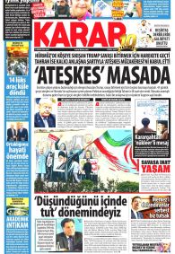 Karar Gazetesi Gazete Manşeti