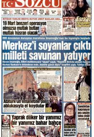 Sözcü Gazetesi Gazete Manşeti
