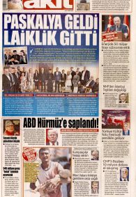 Yeni Akit Gazetesi Gazete Manşeti