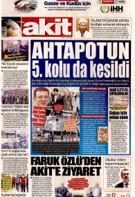 YENİ AKİT Gazete Manşeti